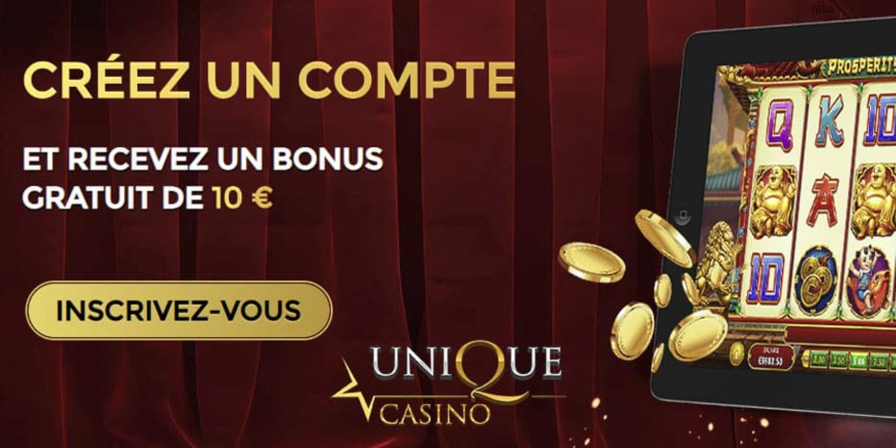 Comment créer un compte sur Unique Casino?